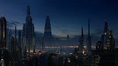 multiple display star wars Coruscant