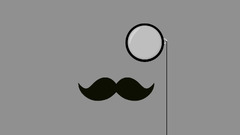 mustache Simple Background Minimalism