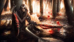 Naga fantasy art fantasy girl
