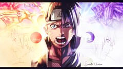 Naruto Shippuuden uzumaki naruto uchiha sasuke Kurama Anime