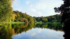 nature forest Stourhead Garden Lake