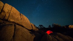 nature Stars landscape sky night tent rock