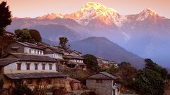nepal himalayas Ghandruk Mountains