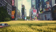 new york city overgrown urban decay artwork advertisements USA