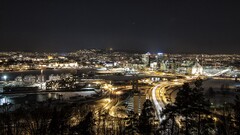 night oslo Norway City City Lights cityscape