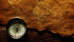 old map compass vintage world map