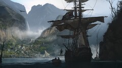 old ship pirates Assassin's Creed: Black Flag artwork ship