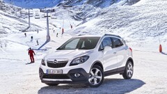 Opel Mokka Skiing Mountains silver cars Car vehicle Opel