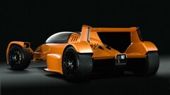 orange cars vehicle Caparo T1