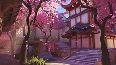 Overwatch video games blizzard entertainment cherry blossom
