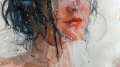 painting Alyssa Monks artwork face Women
