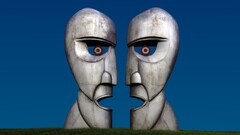 pink floyd Music blue background The Division Bell (album)