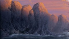 pixel sorting glitch art artwork water