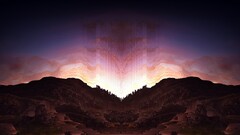 pixel sorting glitch art symmetry