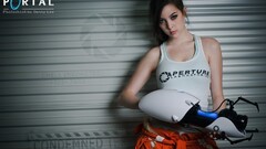 portal 2 Chell valve corporation Steam (software) cosplay Women