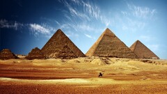 pyramid Egypt Pyramids of Giza desert History ancient