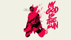 queens of the stone age Music artwork Simple Background red