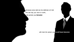 quote suits monochrome