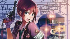 Rail Wars Anime Sakurai Aoi anime girls gun