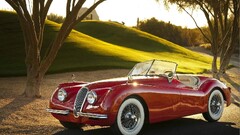 red cars Car hills Vintage car sunlight