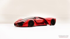 red cars concept art Car vehicle Simple Background Ferrari