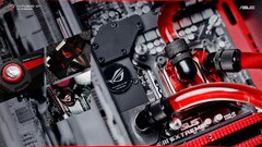 republic of gamers asus PC gaming motherboards liquid cooling
