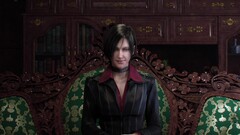 Resident Evil Ada Wong video games dark hair looking at viewer