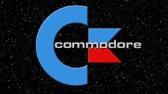 retro games vintage consoles Commodore 64 logo artwork