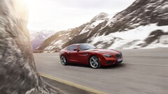 road BMW Car red cars BMW Z4 Zagato