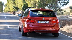 road BMW red cars vehicle BMW 3 Series BMW F30