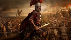 Rome rome total war video games PC gaming video game art sword