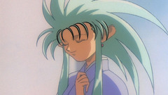 Ryoko Hakubi anime girls Anime closed eyes long hair