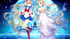 sailor moon Anime anime girls Tsukino Usagi nardack blue eyes