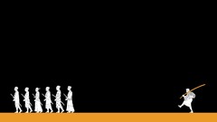 samurai Simple Background Akira Kurosawa Seven Samurai artwork