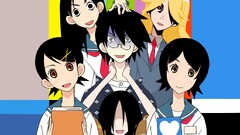 sayonara zetsubou sensei Anime black hair nozomu itoshiki blonde