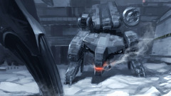 science fiction mech metal gear solid Metal Gear Rex video games
