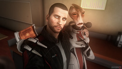 selfies mass effect commander shepard mordin solus video games