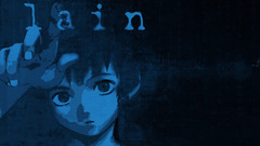 serial experiments lain Lain Iwakura Anime blue face