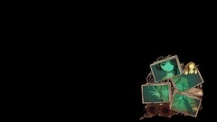 serial experiments lain Lain Iwakura black background Green