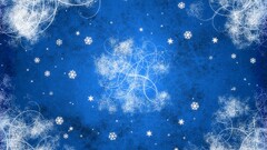 shapes snow flakes artwork digital art