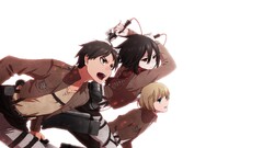 shingeki no kyojin Eren Jeager Anime mikasa ackerman anime girls