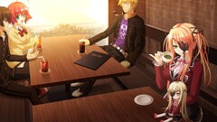 shinigami no testament anime girls anime boys cafe makita maki