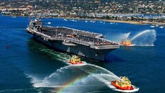 ship aircraft carrier vehicle military