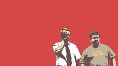 Simon Pegg Shaun of the Dead nick frost Movies Simple Background