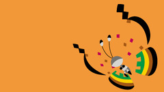 Simple Background Vivillon Minimalism Pokémon