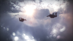 sky jumping skydiving