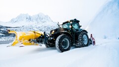 snow vehicle winter outdoors tractors snowy mountain snowplow