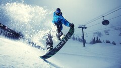 snowboards snow Mountains Sport winter