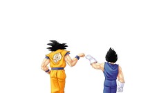 son goku vegeta behind Dragon Ball Z Anime Dragon Ball fist