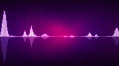 sound wave Simple Background digital art
